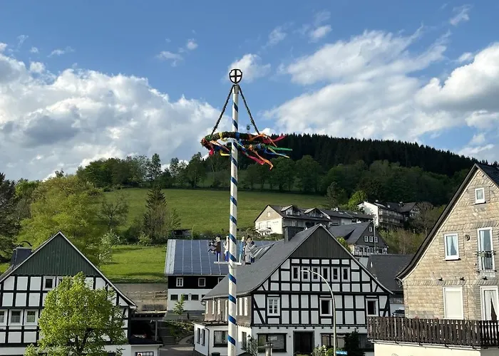 Mit Weitblick, 50 Qm, Ueberdachter Balkon Lägenhet