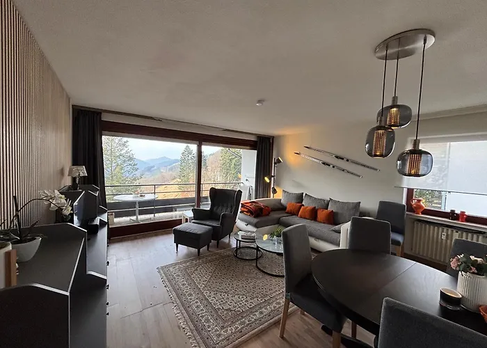 Mit Weitblick, 50 Qm, Ueberdachter Balkon Lägenhet